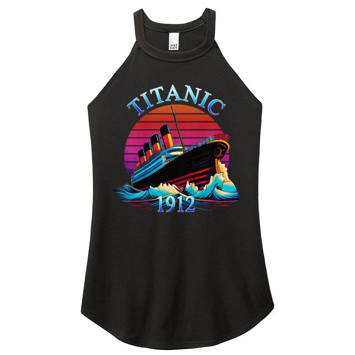 TITANIC 1912 HISTORY COMMEMORATIVE Women's Perfect Tri Rocker Tank