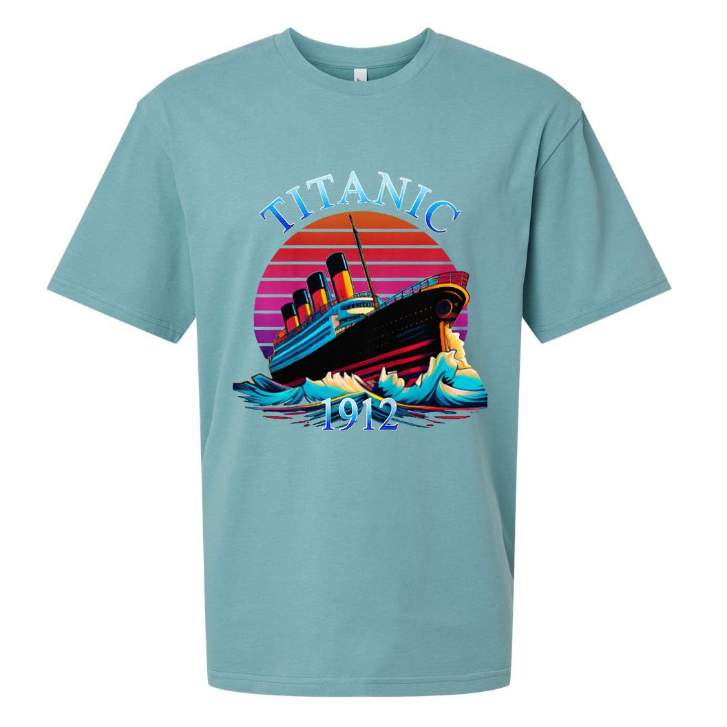 TITANIC 1912 HISTORY COMMEMORATIVE Sueded Cloud Jersey T-Shirt