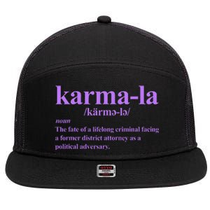 Karmala The Fate Of A Lifelong Criminal Karmala 7 Panel Mesh Trucker Snapback Hat