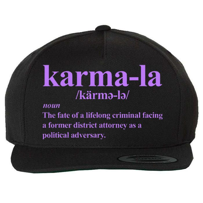 Karmala The Fate Of A Lifelong Criminal Karmala Wool Snapback Cap