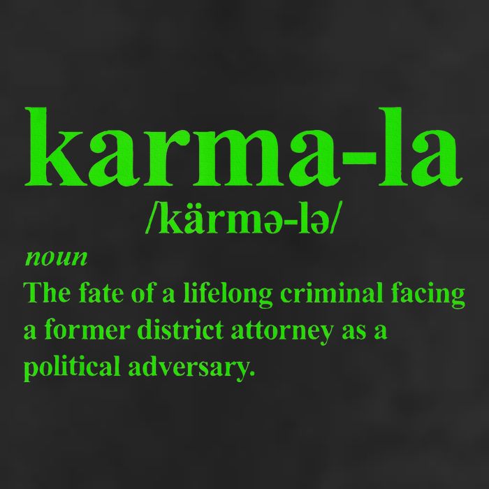 Karmala The Fate Of A Lifelong Criminal Karmala 7 Panel Mesh Trucker Snapback Hat