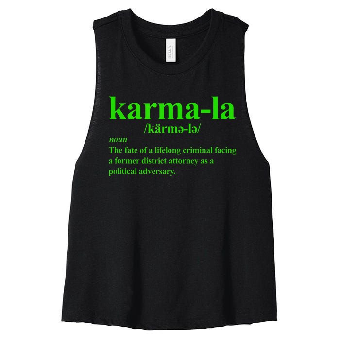 Karmala The Fate Of A Lifelong Criminal Karmala Women's Racerback Cropped Tank