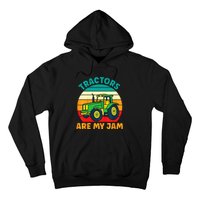 Kids Tractor Funny Boy Tractors Are My Jam Hoodie