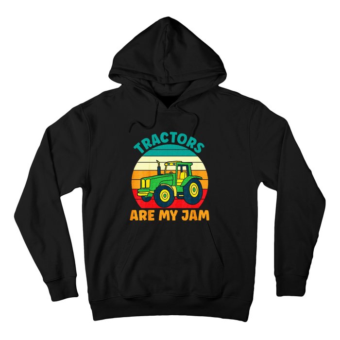 Kids Tractor Funny Boy Tractors Are My Jam Hoodie