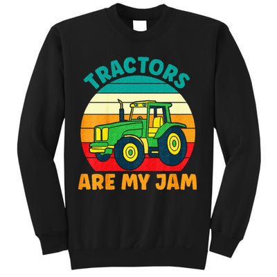 Kids Tractor Funny Boy Tractors Are My Jam Sweatshirt