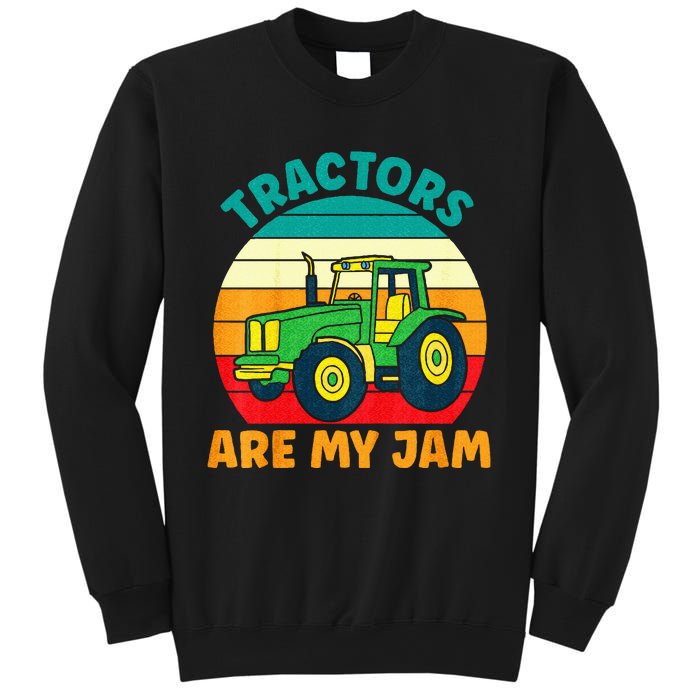 Kids Tractor Funny Boy Tractors Are My Jam Sweatshirt