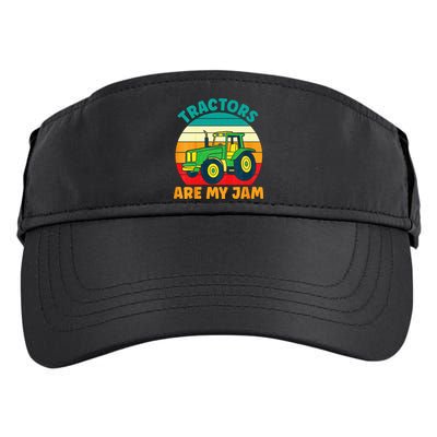 Kids Tractor Funny Boy Tractors Are My Jam Adult Drive Performance Visor