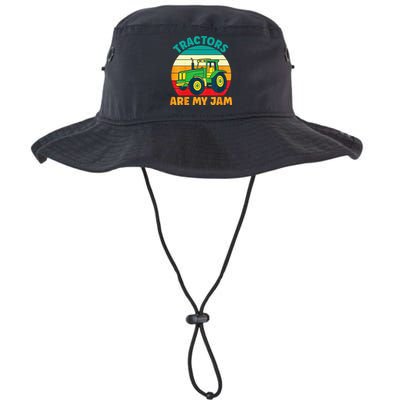 Kids Tractor Funny Boy Tractors Are My Jam Bucket Hat