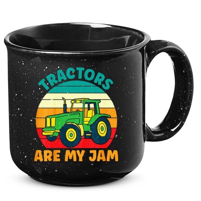 Kids Tractor Funny Boy Tractors Are My Jam 15oz Campfire Ceramic Mug