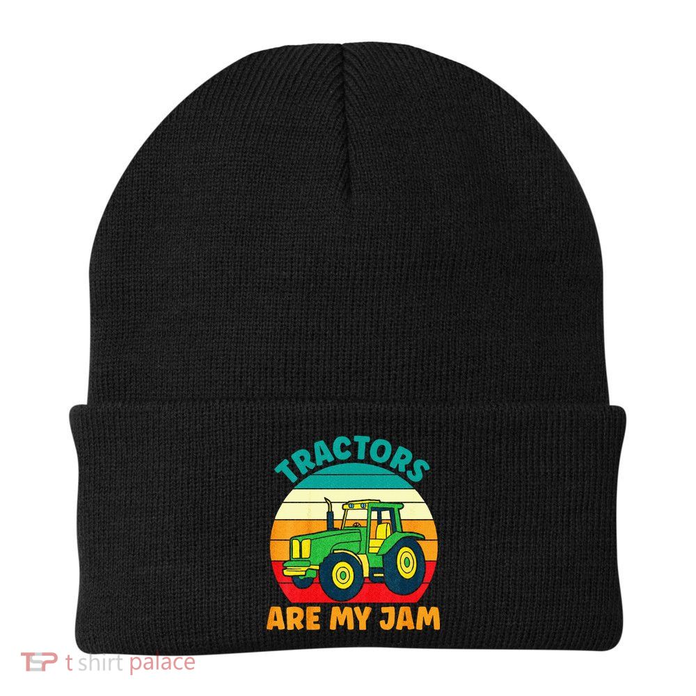 Kids Tractor Funny Boy Tractors Are My Jam Beanie