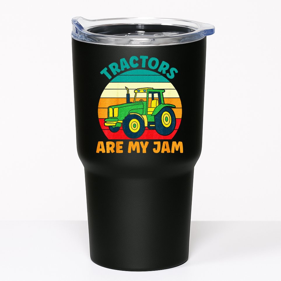 Kids Tractor Funny Boy Tractors Are My Jam Tumbler