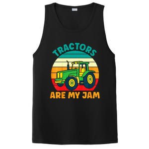 Kids Tractor Funny Boy Tractors Are My Jam PosiCharge Competitor Tank