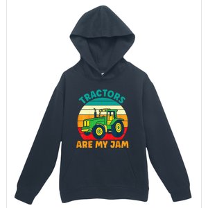 Kids Tractor Funny Boy Tractors Are My Jam Urban Pullover Hoodie