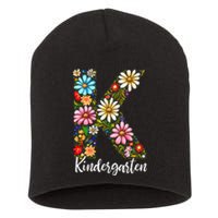 Kindergarten Teacher First Day Of School Back To School Short Acrylic Beanie