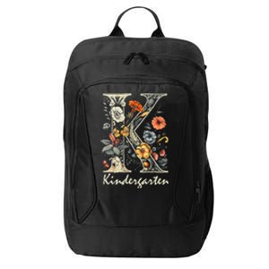 Kindergarten Teacher First Day Of School Back To School City Backpack