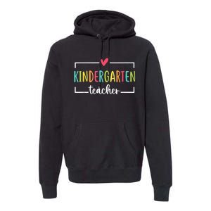 Kindergarten Teacher First Day Of School Welcome Back To School Premium Hoodie