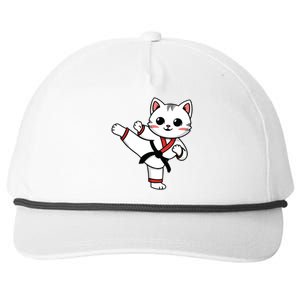 Karate Taekwondo Funny Cat Jiu Jitsu Women Girl Mma Snapback Five-Panel Rope Hat