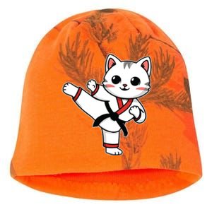 Karate Taekwondo Funny Cat Jiu Jitsu Women Girl Mma Kati - Camo Knit Beanie