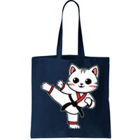 Karate Taekwondo Funny Cat Jiu Jitsu Women Girl Mma Tote Bag