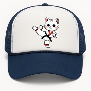 Karate Taekwondo Funny Cat Jiu Jitsu Women Girl Mma Trucker Hat