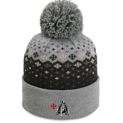 Knights Templar Faith In Jesus Christ Christian Faith & God The Baniff Cuffed Pom Beanie