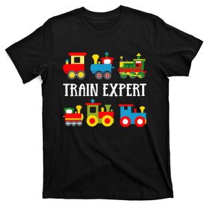 Kids Trains Funny Train Expert Kids T-Shirt