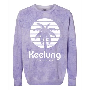 Keelung Taiwan Gift Colorblast Crewneck Sweatshirt