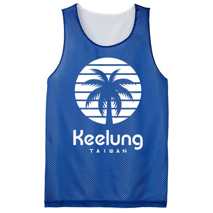 Keelung Taiwan Gift Mesh Reversible Basketball Jersey Tank