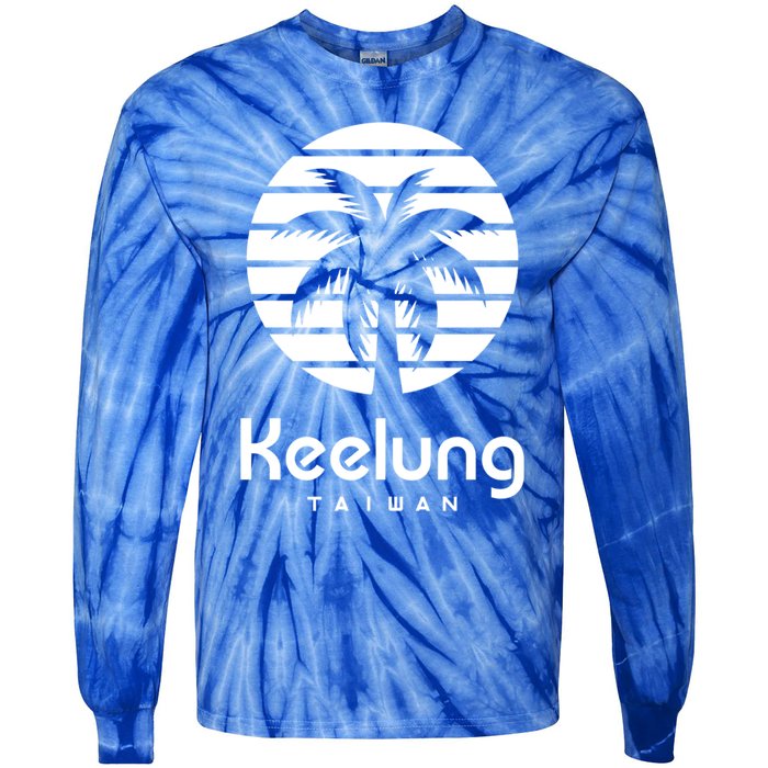 Keelung Taiwan Gift Tie-Dye Long Sleeve Shirt