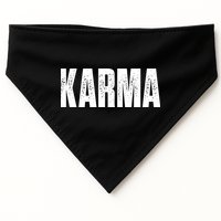 Karma Trending Graphic Tee USA-Made Doggie Bandana
