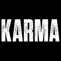 Karma Trending Graphic Tee USA-Made Doggie Bandana