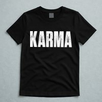 Karma Trending Graphic Tee T-Shirt