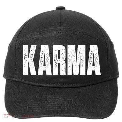 Karma Trending Graphic Tee 7-Panel Snapback Hat