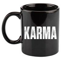 Karma Trending Graphic Tee 11oz C Handle Ceramic Mug