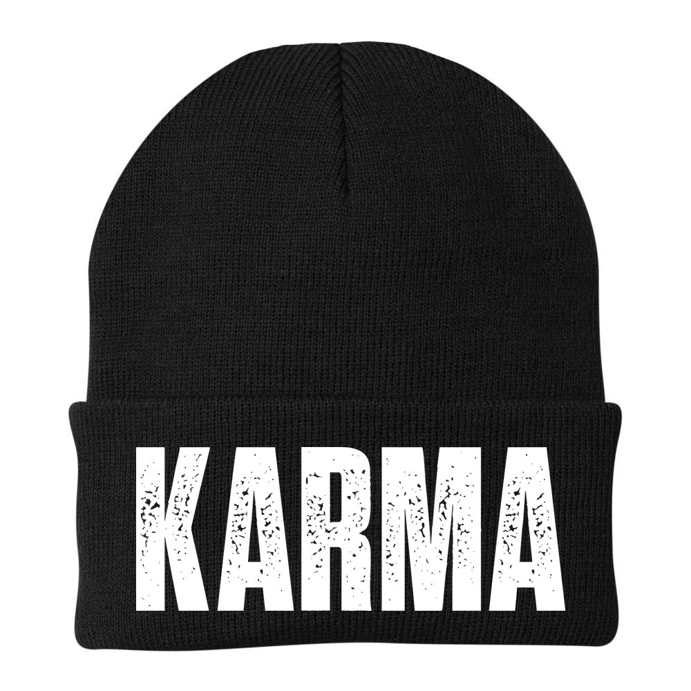 Karma Trending Graphic Tee Beanie