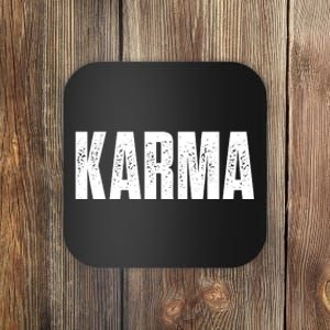 Karma Trending Graphic Tee Coaster