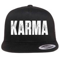 Karma Trending Graphic Tee Flatbill Hat