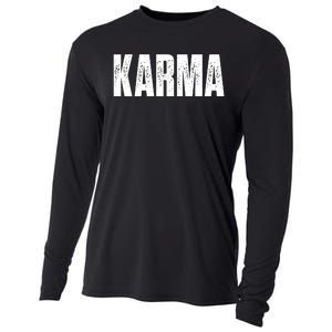 Karma Trending Graphic Tee Cooling Performance Long Sleeve Crew