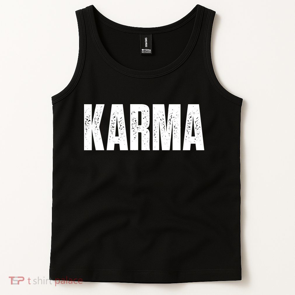 Karma Trending Graphic Tee Tank Top