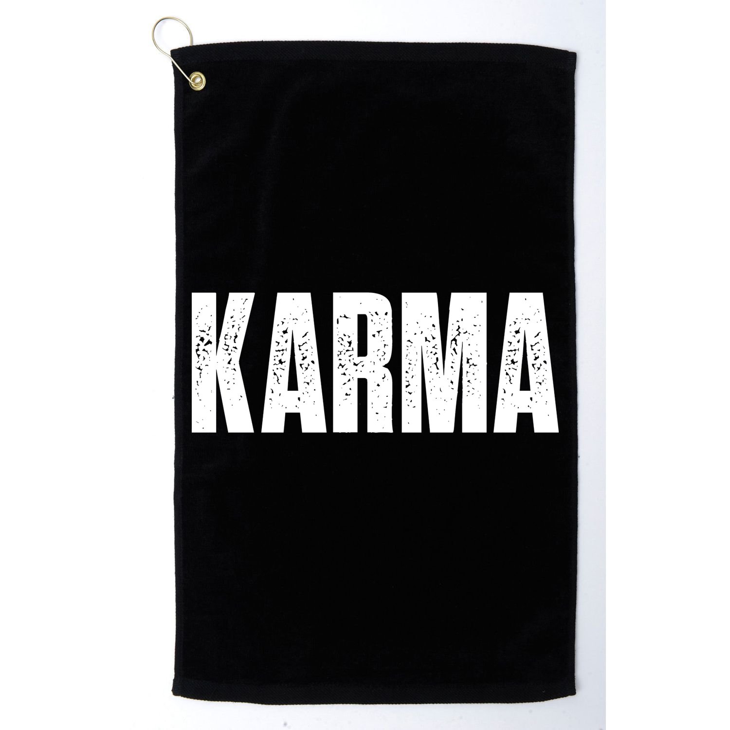 Karma Trending Graphic Tee Golf Towel