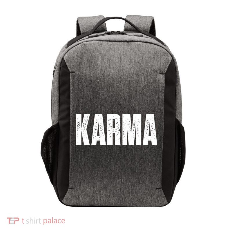 Karma Trending Graphic Tee Vector Backpack