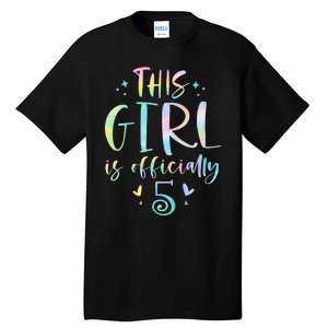 K.i.d.s This Girl Is Officially 5 Five Year Old 5th Birthday Girl Tall T-Shirt