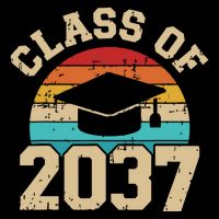 Kindergarten To Graduation Class Of 2037 Grow With Me Flexfit Unipanel Trucker Cap