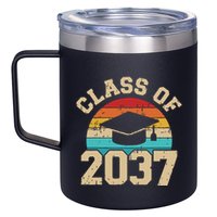 Kindergarten To Graduation Class Of 2037 Grow With Me 12oz Stainless Steel Coffee Mug