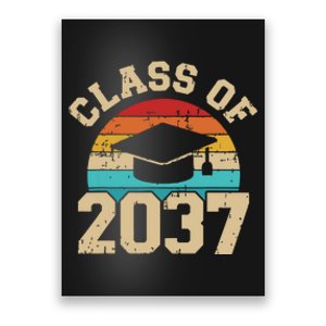 Kindergarten To Graduation Class Of 2037 Grow With Me Poster