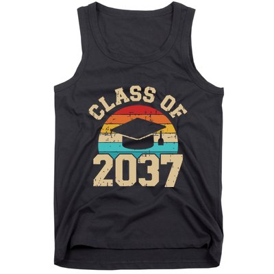 Kindergarten To Graduation Class Of 2037 Grow With Me Tank Top