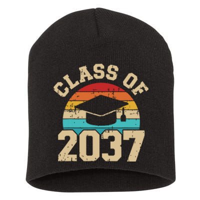 Kindergarten To Graduation Class Of 2037 Grow With Me Short Acrylic Beanie