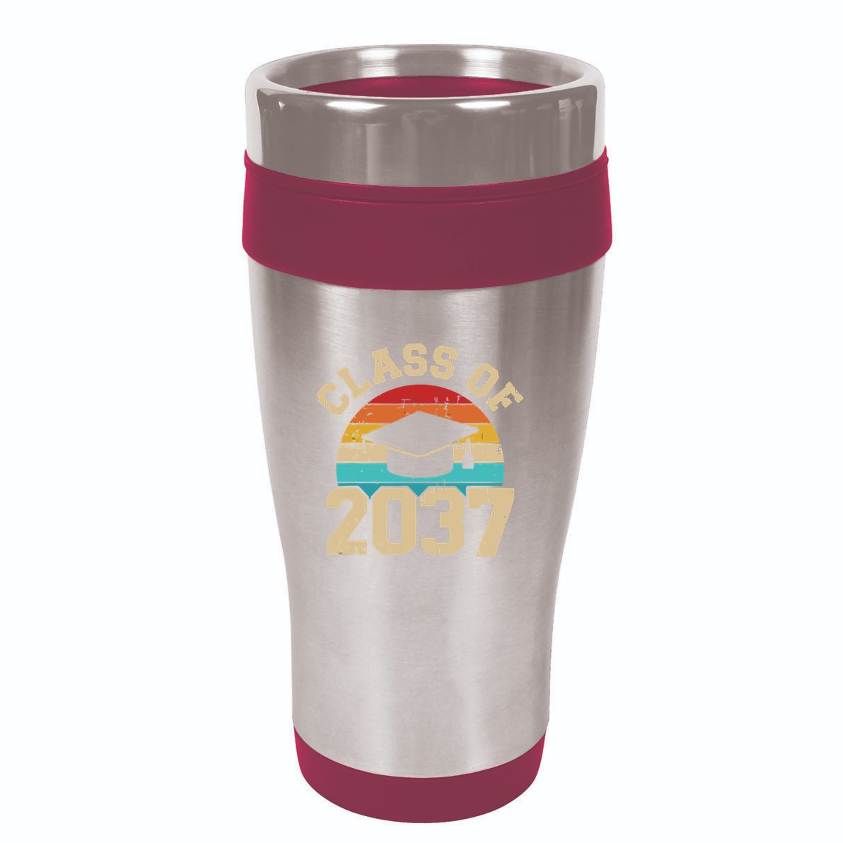 Kindergarten To Graduation Class Of 2037 Grow With Me 16oz Travel Tumbler