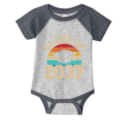 Kindergarten To Graduation Class Of 2037 Grow With Me Infant Baby Jersey Bodysuit