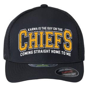 Karma The Guy On The Chief Era Flexfit Unipanel Trucker Cap